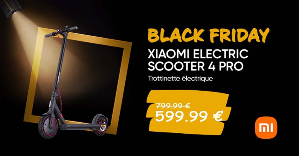 Trottinette Électrique Xiaomi 4 Pro Black Friday