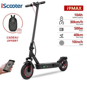 iScooter i9Max Trottinette électrique 500W pour adultes