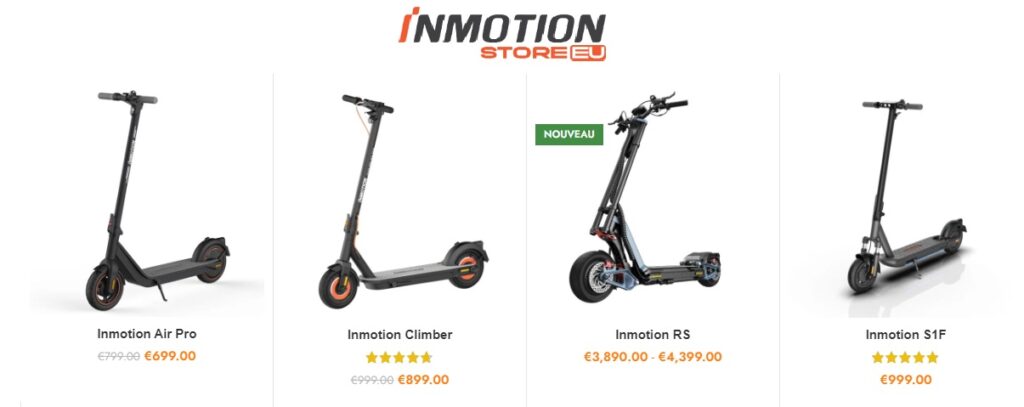 Trottinettes Électriques INMOTION