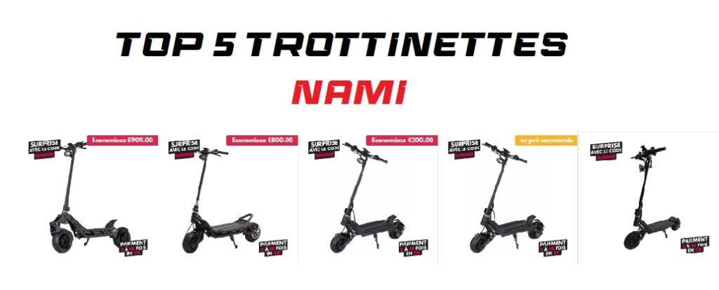 Trottinettes Électriques NAMI