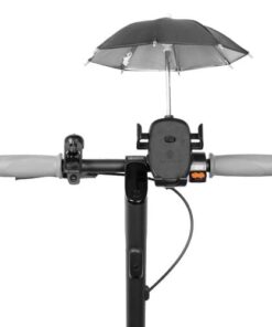 Parapluie Pour Trottinette Électrique Avec Support de téléphone Rouge Accessoire indispensable pour Xiaomi M365 PRO et Ninebot F20F30